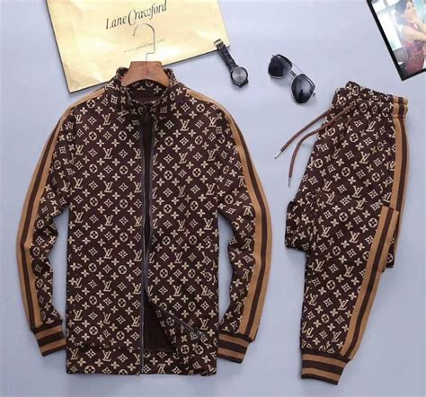 louis vuitton tracksuit mens|louis vuitton tracksuit set.